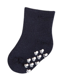 Wollsocken mit Anti-Rutsch - Navy