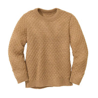 Aran-Pullover - Karamell