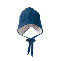 Fliege Hut gekochte Wolle navy