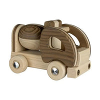 Zementwagen aus Holz