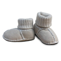 Schafsfellpantoffeln sand