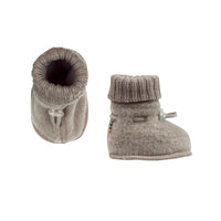 Babyhausschuhe Wolfsfell - Sesam