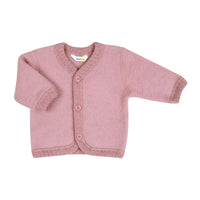 Strickjacke wolfleece - Altrosa