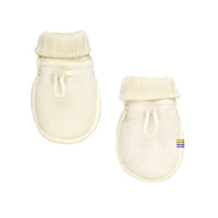 Baby Fäustlinge wolfsfleece - ecru