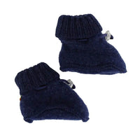 Baby Hausschuhe wolfleece - Blau