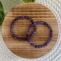 Amethyst Kugelarmband 6mm Damen