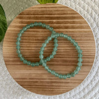 Grüner Aventurin Kugelarmband 6mm Damen