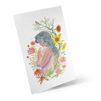 Postkarte Mutter mit Baby - Sommer