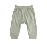 Babyhose Extra Weich Olive – 100% Biologische Baumwolle