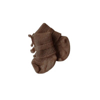 Schleife Socken Baby Natur (Kopie)