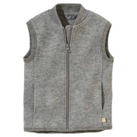 Bodywarmer Kind aus gekochter Wolle - Grau