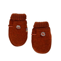 Baby Fäustlinge Wolfsfell - Olive (Kopie)