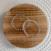Bergkristall Kugelarmband 6mm Kind