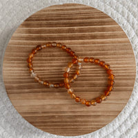 Baby Natura Karneol Kugelarmband 6mm Kind