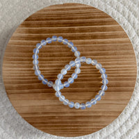 Baby Natura Opalit Kugelarmband 6mm Kind
