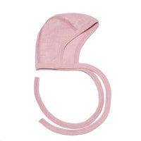Fliege Mütze Wolle Seide Baumwolle rosa