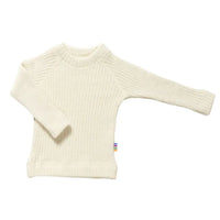 Wollstrickpullover ecru