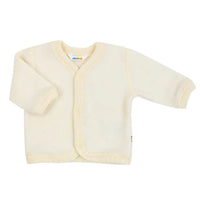 Strickjacke wolfleece - Ecru