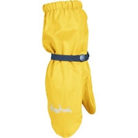 Regenhandschuh mit Fleecefutter gelb