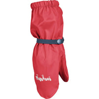 Regenhandschuh mit Fleecefutter rot