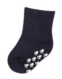 Wollsocken mit Anti-Rutsch - Navy