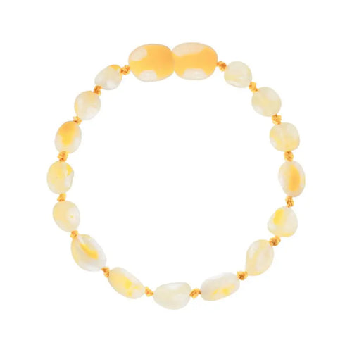 Barnsteen armband kind milk