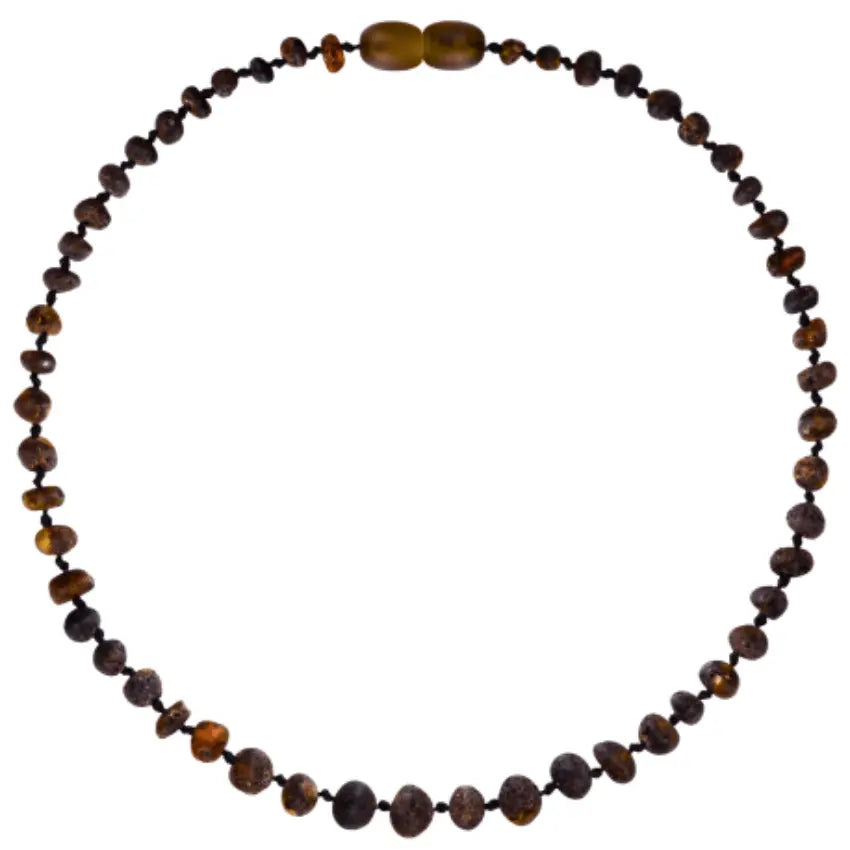 Barnsteen ketting dames green - unpolished