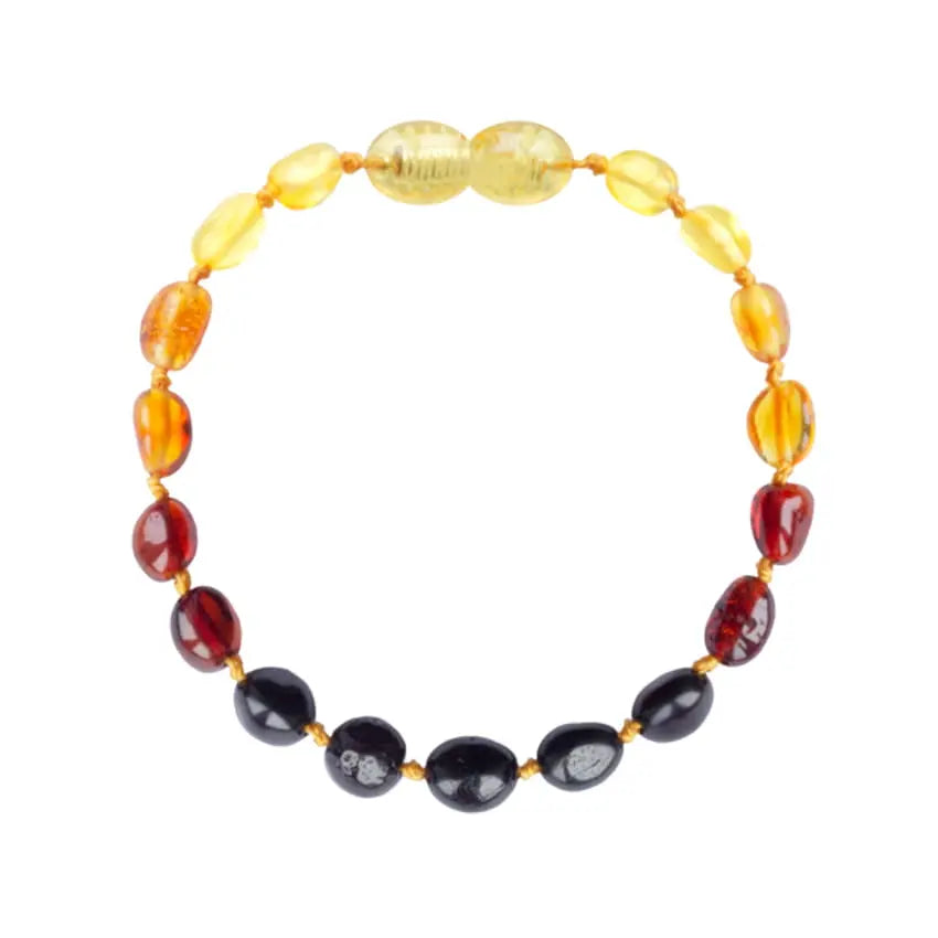 Barnsteen armband kind rainbow
