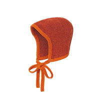 Fliege Wolle orange bordeaux