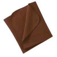 Babydecke Wollfleece - Zimt