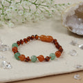 Barnsteen armband kind aventurijn – jade