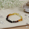 Barnsteen armband baby/peuter rainbow
