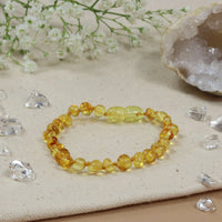 Bernsteinarmband Kind Honig