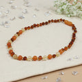 Barnsteen ketting kind quartz - aventurine