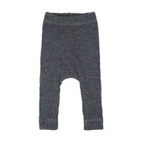 Wollstrickhose / Leggings anthrazit