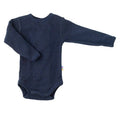 Romper lange mouw wol - navy