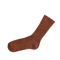 Wollsocken - Kupfer
