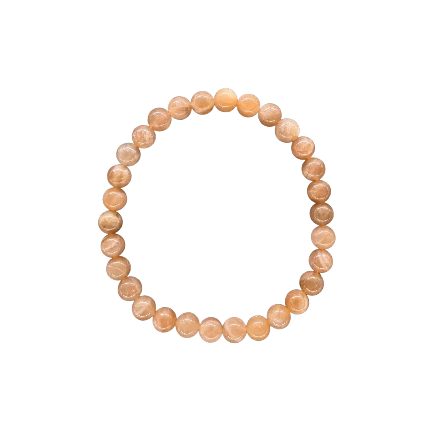 Baby-natura-6mm-kogelarmband-edelsteen-perzik-maansteen