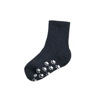 Wollsocken mit Anti-Rutsch - Denim