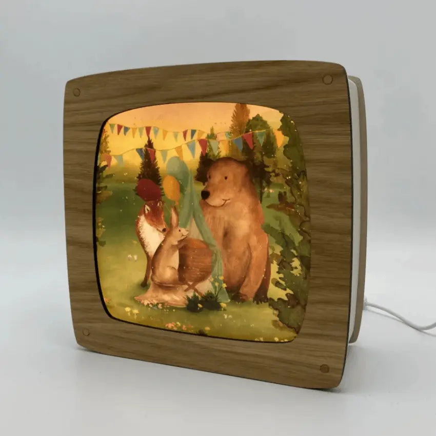 Toverplaat Animals and a crib