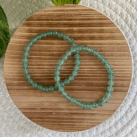 Baby Natura Grünes Aventurin Kugelarmband 6mm Damen