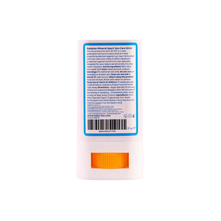 Natuurlijke Zonnecrème Stick SPF 50 (20g)