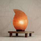 Himalaya zoutlamp blad rood