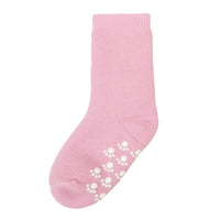 Wollsocken mit Anti-Rutsch - Rosa