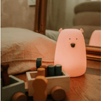Grote beer lamp Roze Oplaadbaar USB-C