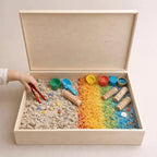 houten speelbak met losse deksel