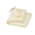 Baby deken wol Honeycomb ecru