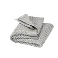 Baby deken wol Honeycomb grijs