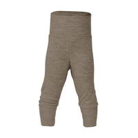 Hose Wolle/Seide Walnuss