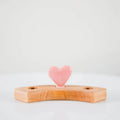Roze hart steker